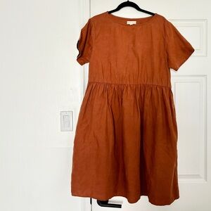 Tradlands Nico Dress in Rust Size L
